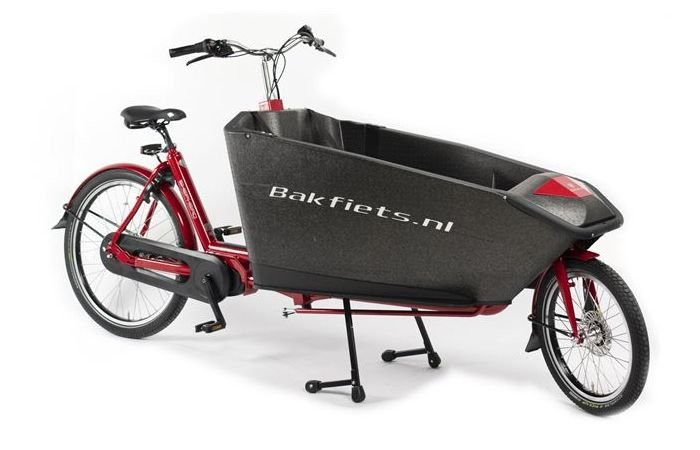 Bakfiets Shepherd Steps 5 Gang Di2 Sparkle Red